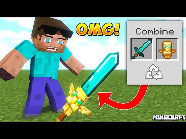 Minecraft But I can COMBINE ITEMS!