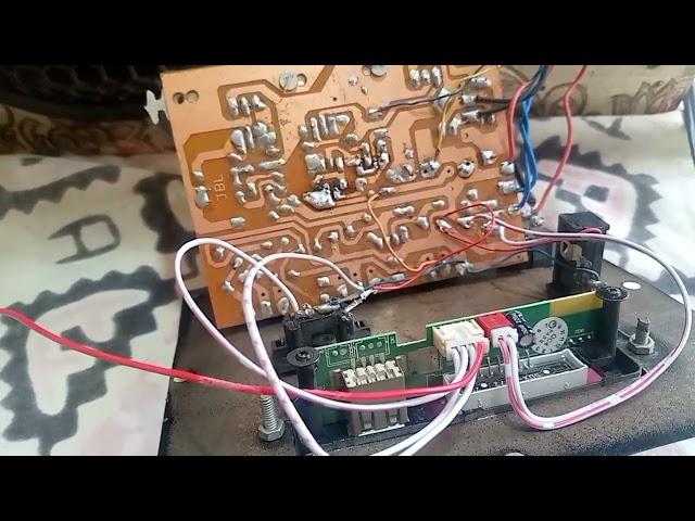 Audio amplifier D313 output humming problem