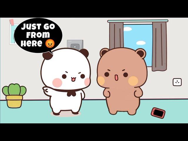 Bubu Dudu Fight  Let's see what happen next|Peach Goma| |Animation| |Bubuanddudu|