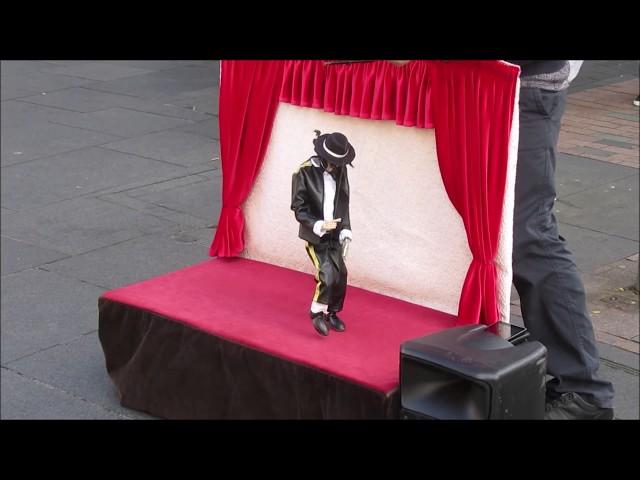 Michael Jackson's Dangerous. Puppet Street Performance.