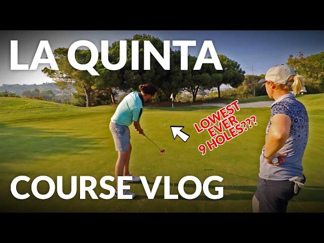 LA QUINTA GOLF COURSE VLOG: LOWEST EVER 9 HOLES???