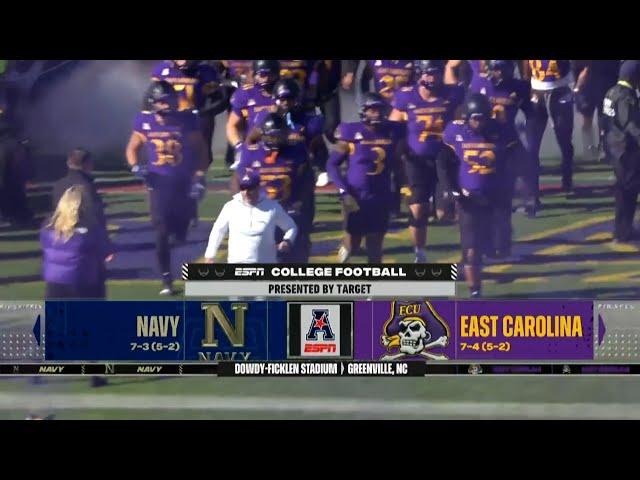 Highlights: Navy Football vs. ECU (11/29/24)