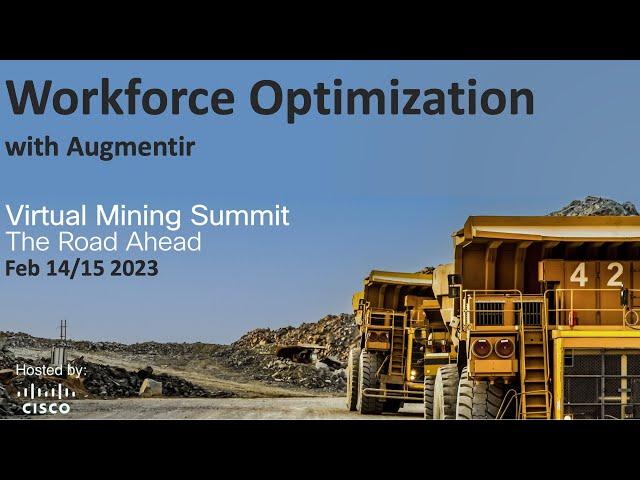 Workforce Optimization Webinar - with Augmentir - Making field workers more efficient and safer
