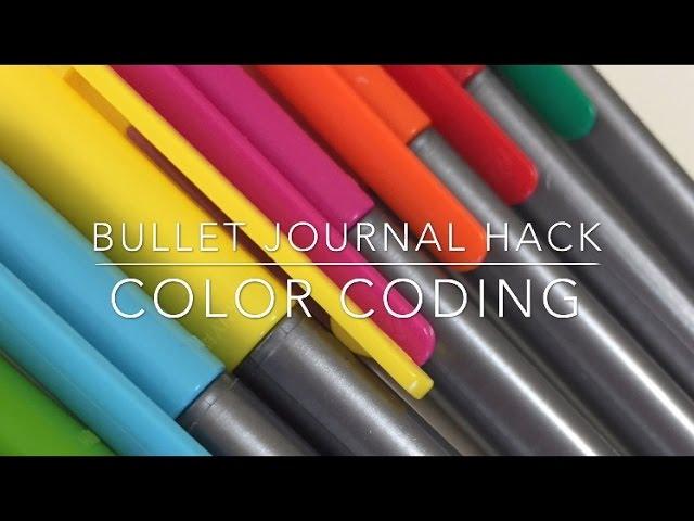Bullet Journal Hack: Color Coding