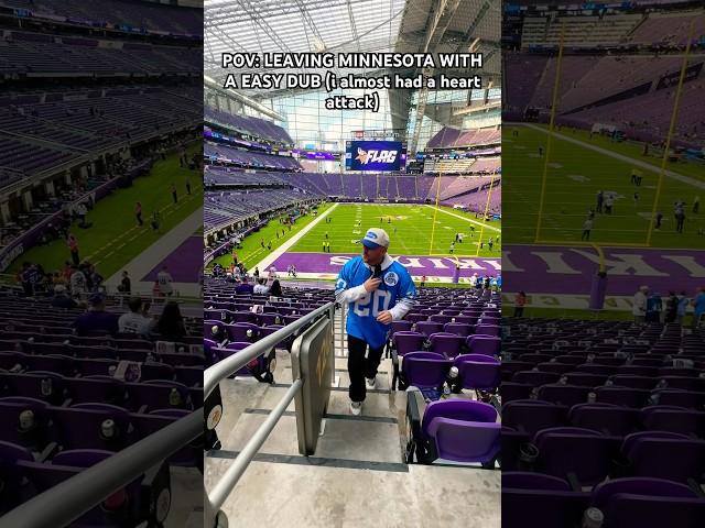 LIONS vs VIKINGS game of the year!! #nfl #detroitlions #minnesotavikings #its2Easy #trending #fyp