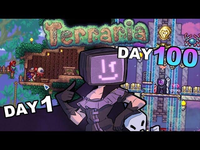 I Spent 100 Days in Terraria Master Mode and Here's What Happened...