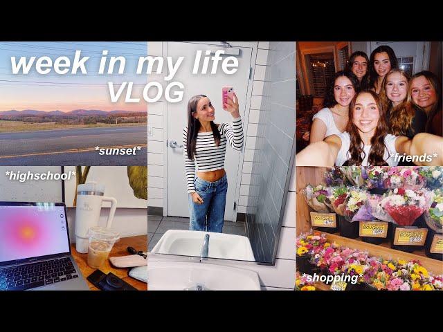 high school week in my life vlog *friends, shopping, christmas party* *vlogmas week 3*