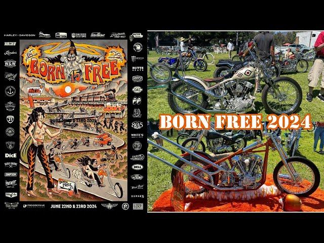 【ハーレー】Born Free 2024!! Invited Builder’s Bike!/ボーンフリー15 ビルダーズ バイク紹介します！