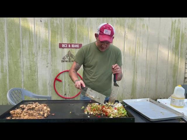 How to cook Cajun Jambalaya on the Flat Top Griddle | Let’s Go!