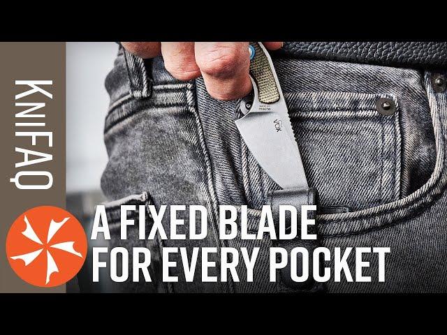 KnifeCenter FAQ #137: Is That A Fixed Blade In Your Pocket?