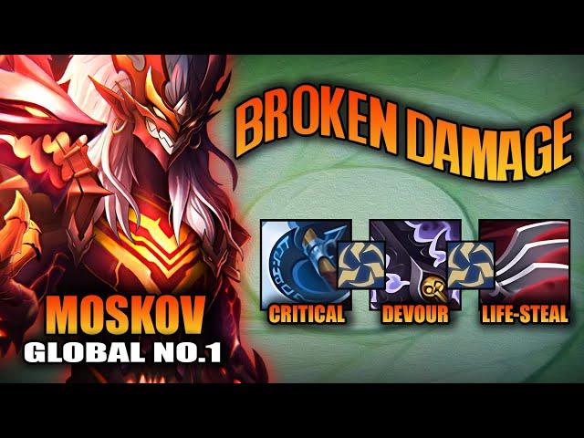 TOP 1 GLOBAL MOSKOV BEST 1 HIT BUILD 2024!! THIS BRUTAL INSANE BUILD IS TOTALLY BROKEN!!