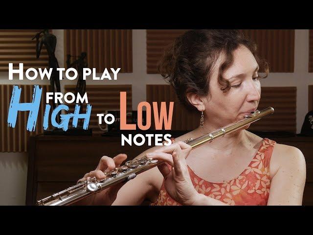 How to play from HIGH to LOW Notes