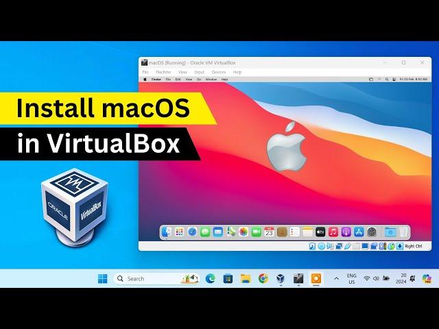 Install macOS in VirtualBox on Windows PC [Intel & AMD]