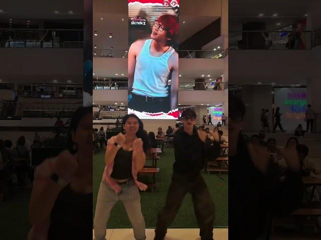 Rhea Go at the Ashbin + Charles Law LED doing GAT Daleng Dale Dance Challenge