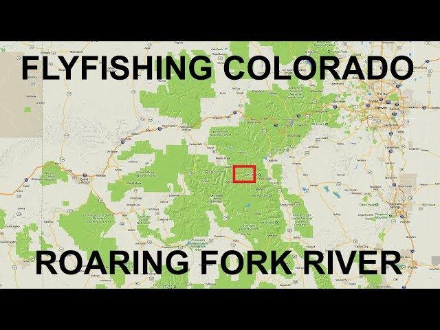 Fishing near Aspen, CO.   Roaring Fork River