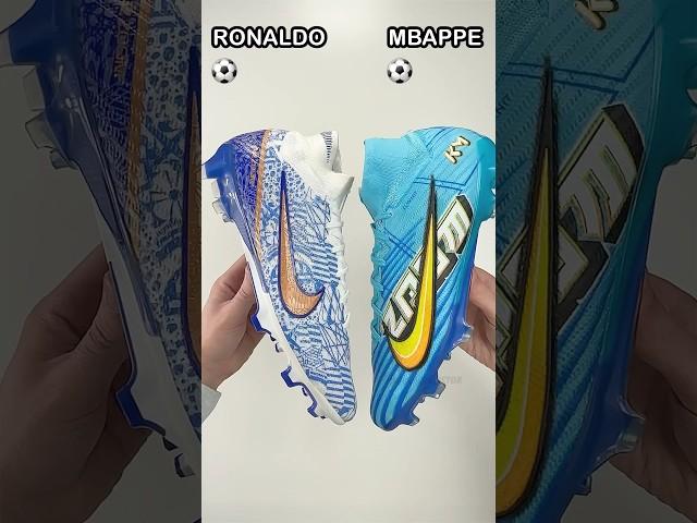 Ronaldo or Mbappe?  #footballboots #soccercleats #cleats #ronaldo #cr7 #mbappe