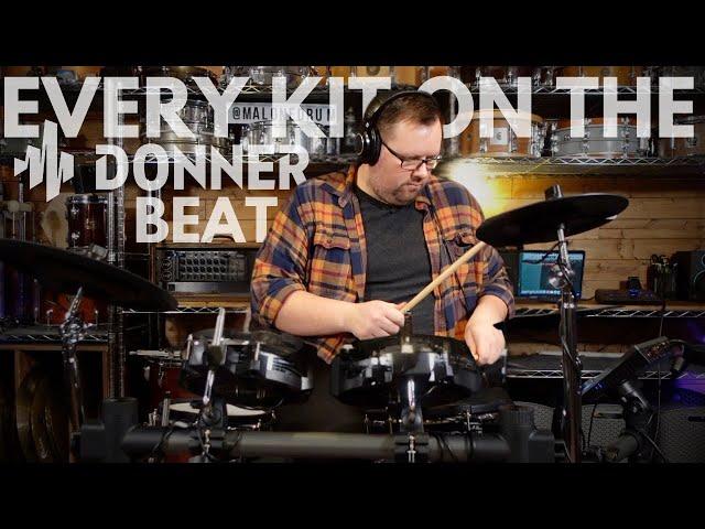 Every Kit On The Donner Beat Electric Drum Set