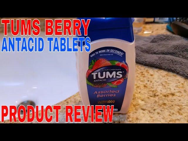   How To use TUMS Berry Antacid Tablets Review 