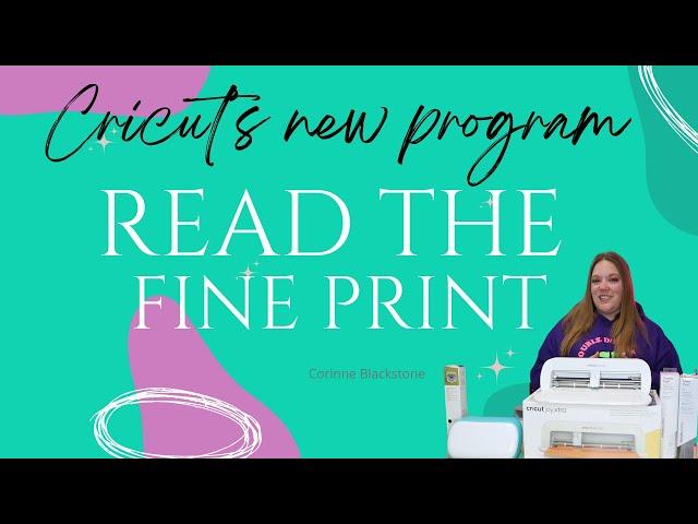 DO NOT JOIN Cricut's new program before watching this!