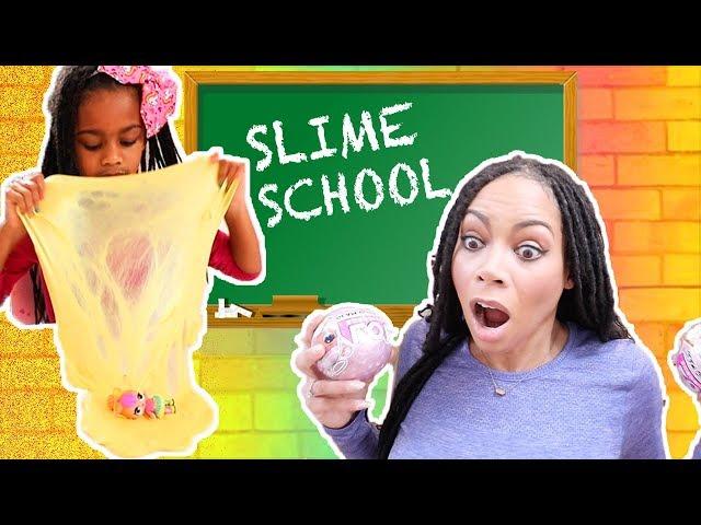 Silly Kids Make a Big Mess at Slime School !! - New Toy School