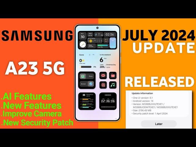 Samsung A23 5G : July Software Update Released| What's New? | New Software Update A23 | Bugs Fixed