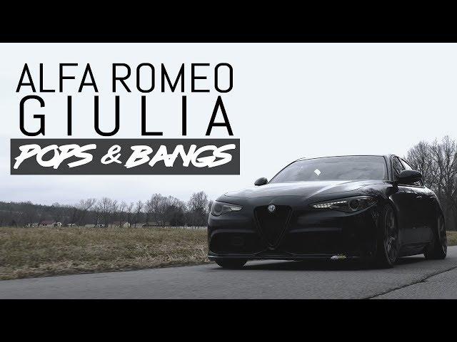 EUROCOMPULSION | ALFA ROMEO GIULIA - POPS & BANGS : Sessions Vlog