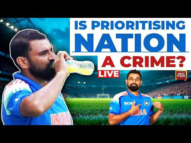 LIVE: Mohammed Shami Targeted For Consuming Energy Drink During IND Vs AUS CT Semi Final Match