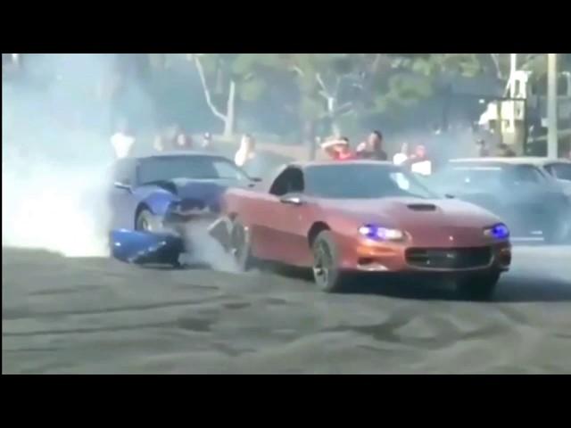 Camaro vs Mustang - DEMOLITION DERBY