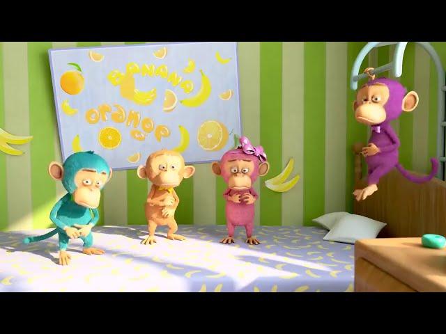  Five Little Monkeys  Kids Nursery Rhymes for Kids  rac7Eo   A