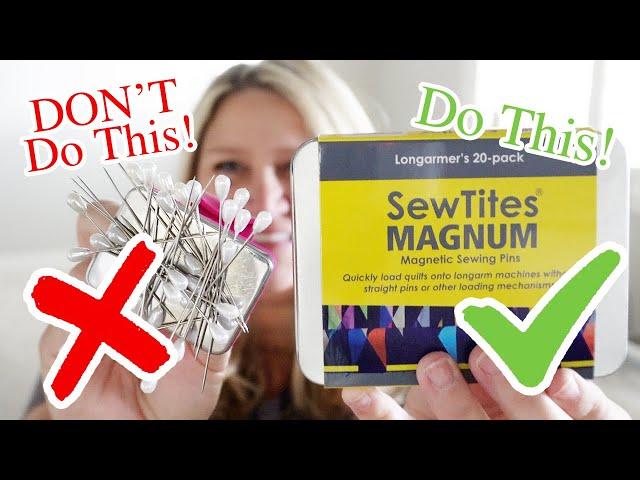 Sew Tites Magnums Review (How to Load Your Longarm)