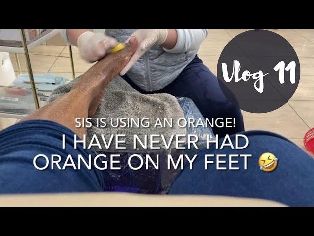 VLOG 11: Orange Pedicure for the first time and Ring Shopping? | MizdeeLiving