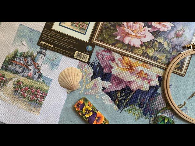 134. My Xstitch  FO and wips