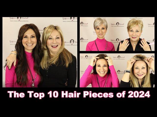 The Top 10 Hair Pieces of 2024- Shown in Top Colors (Official Godiva's Secret Wigs Video)