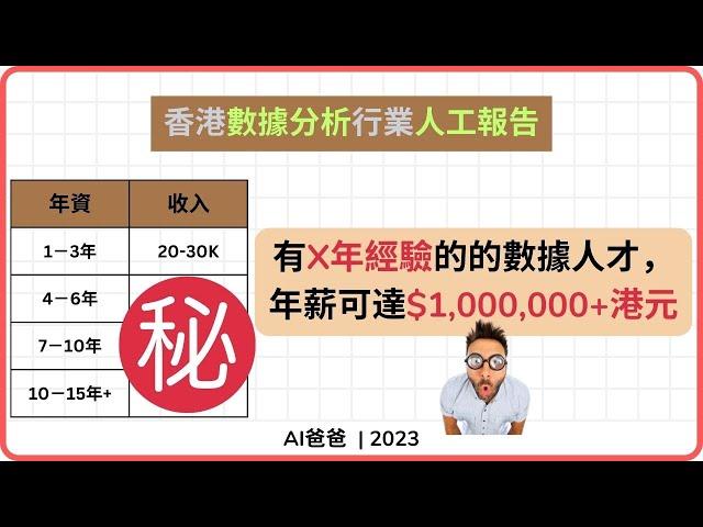 數據分析師香港人工  | Data Analyst 人工 | Data Scientist 人工 | Data Engineer 人工 | 數據科學出路