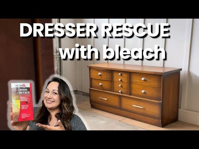 Extreme Before And After Dresser Makeover! |Furniture Flip With Bleach And Color Wash Technique
