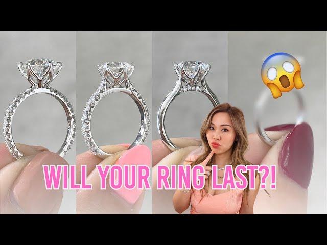 Comparing French Pave VS 3ct Round Diamond Solitaire Ring Settings