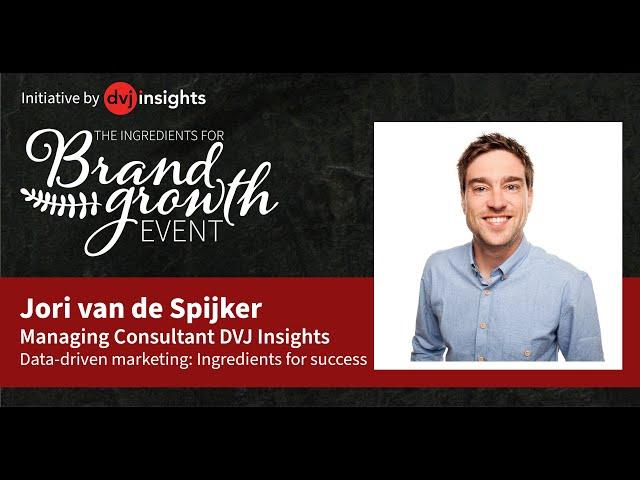 Jori van de Spijker - Brand Growth Study | Brand Growth Event 2021