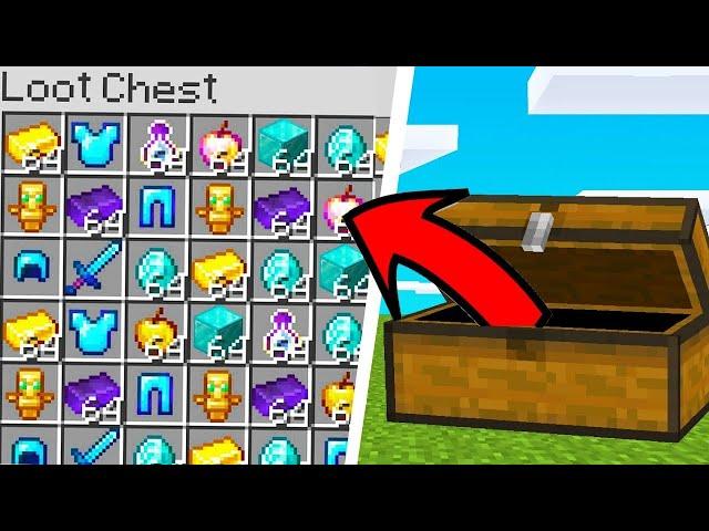 Minecraft, But Chest Gives UNLIMITED OP Items.....