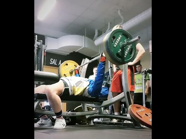 140 kg x2 (309 lbs)