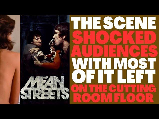 This scene from Martin Scorsese's "MEAN STREETS" SHOCKED AUDIENCES even with most of it cut out!