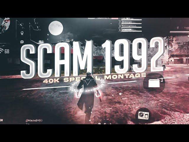 Scam 1992 Theme Song Best Beat Sync Free Fire Montage || Free Fire Beat Sync Montage || 40K Special