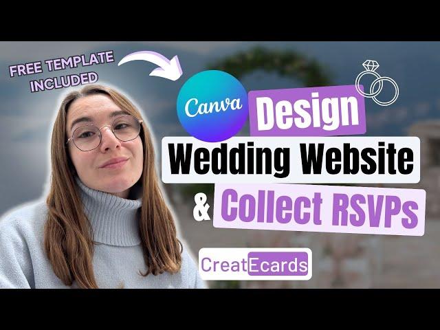 How To Build A Wedding Website in Canva and Collect RSVPs | Free Template (2025 Tutorial)