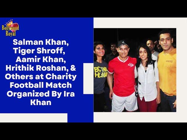 Tiger, Salman, Aamir, Hrithik, Imraan & Others at Charity Football Match Organized By Ira Khan -5