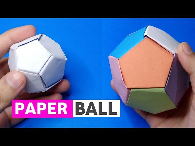 How to make a Paper Ball | DIY Origami Paper Ball | Easy Paper Craft