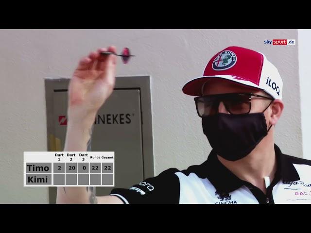 Darts duel - Glock vs Räikkönen