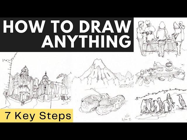 How to Draw Anything - 7 Easy Tips for Beginners
