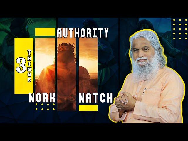 Authority, Work & Watch | 3 Things - 🫅The Parable of the Doorkeeper | Sadhu Sundar Selvaraj