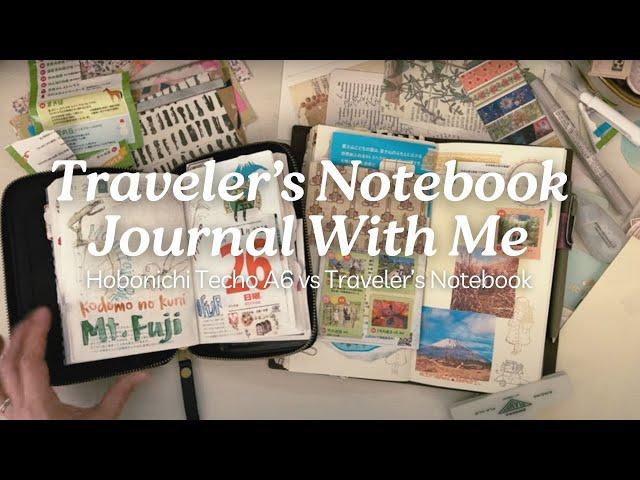 Traveler's Notebook vs Hobonichi Journal with me