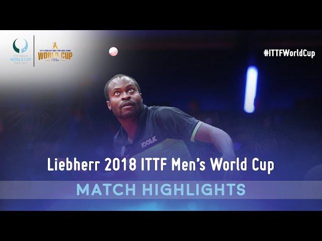 Aruna Quadri vs Kanak Jha I 2018 ITTF Men's World Cup Highlights (Group)