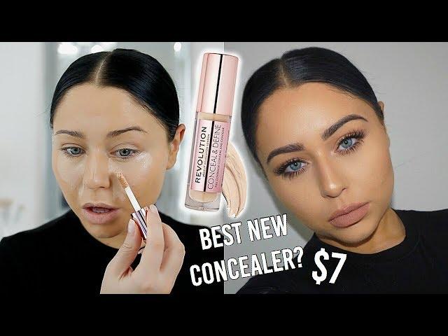 BETTER THAN TARTE SHAPE TAPE? Makeup Revolution Concealer Review + Demo